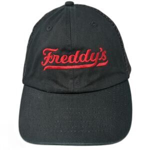 Apollo Baseball Cap Black One Size Freddys Grillin Scoopin Rockin Mesh Back Hat